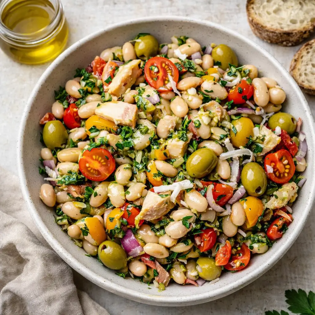 Italian White Bean Salad Recipe for a Quick Healthy Meal