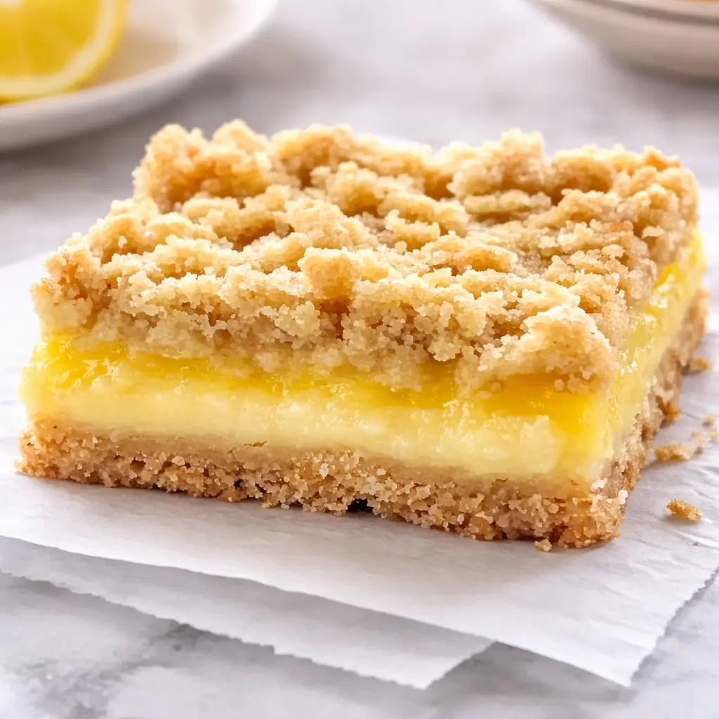 Lemon Crumb Bars – Bright, Buttery, and Bursting with Citrus