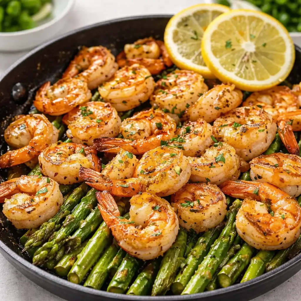 Lemon Garlic Shrimp and Asparagus Recipe: Healthy, Fast, and Sensational