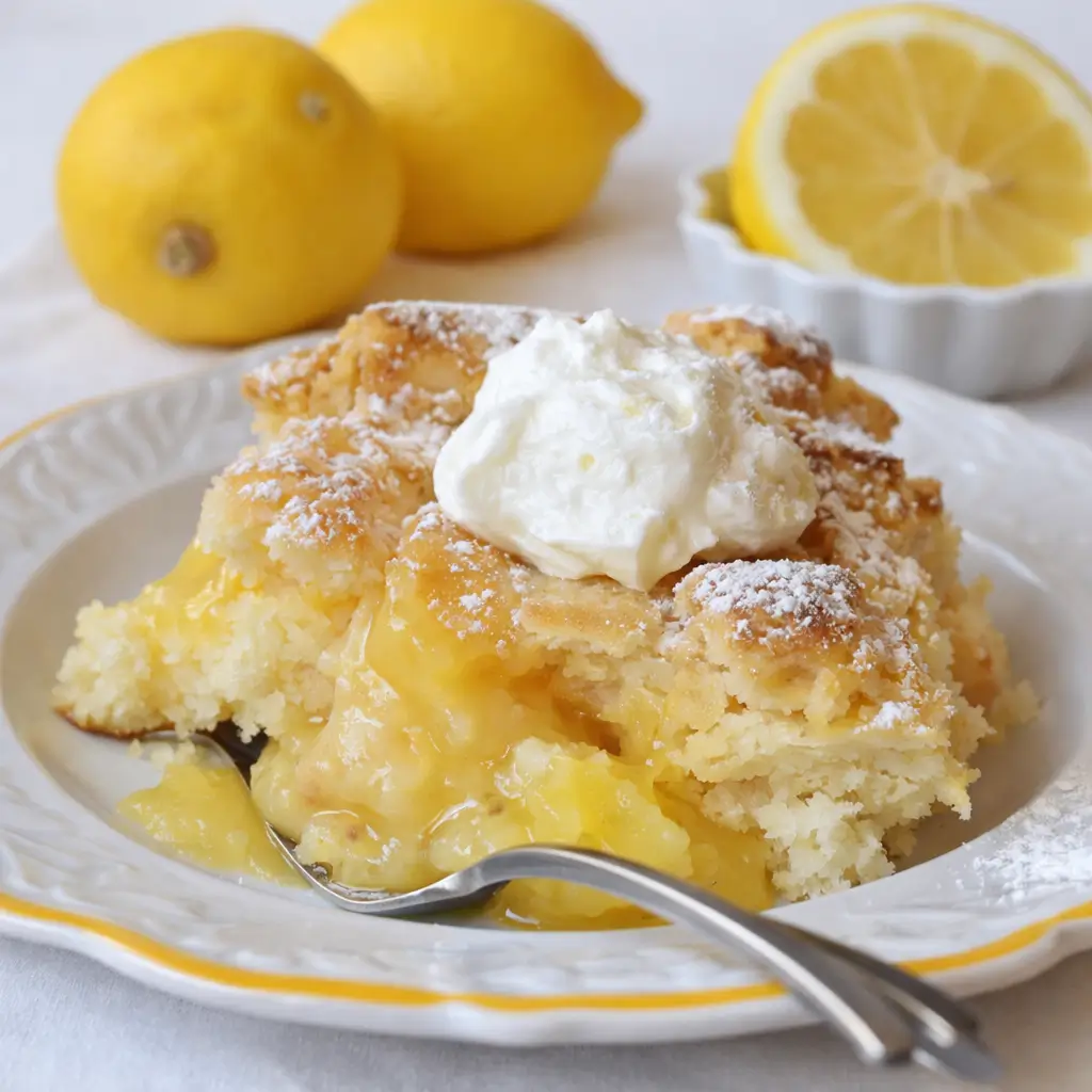 Magic Lemon Cobbler (Easy One-Pan Dessert Recipe)