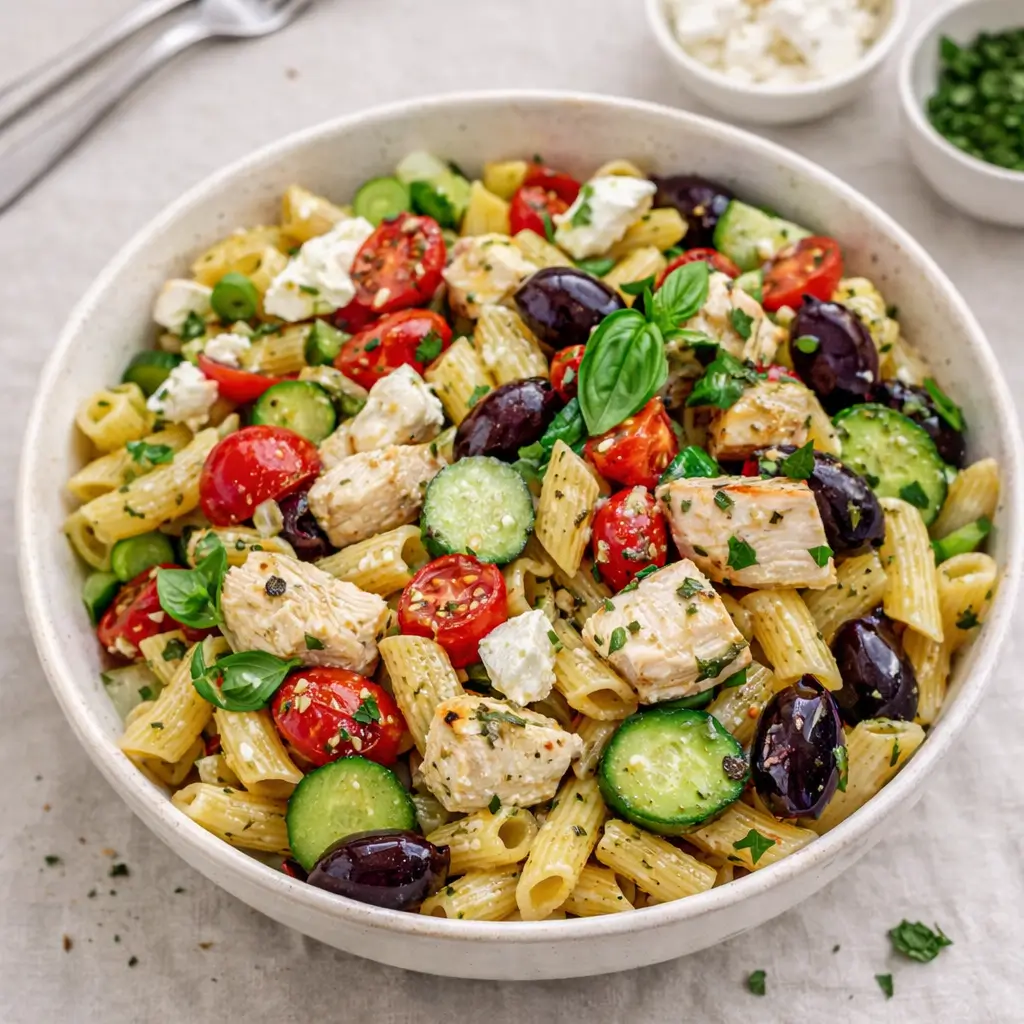 Mediterranean Chicken Pasta Salad: Easy Secrets for a Healthy Dinner