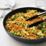 Ramen Noodle Stir Fry with Chicken and Veggies in Bow