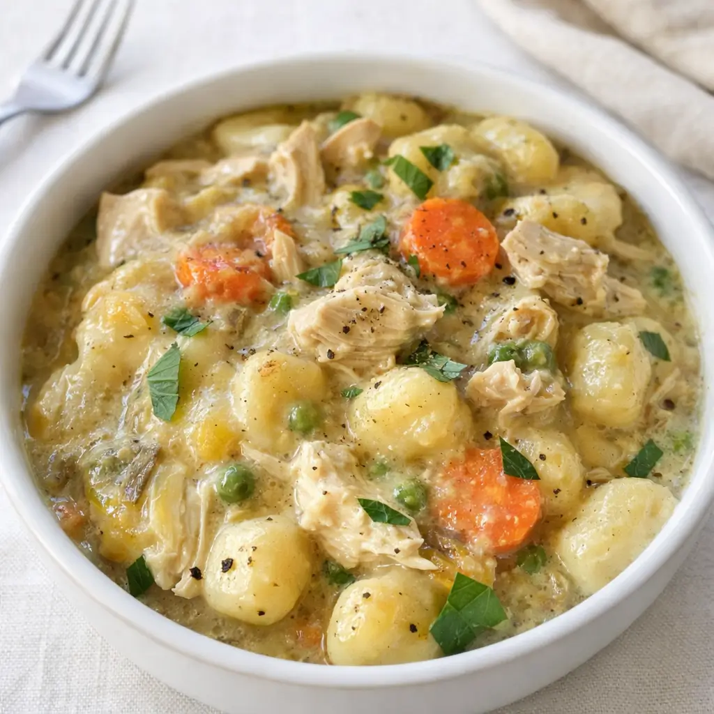 The Best One Pot Gnocchi Chicken Pot Pie for Cozy Weeknights