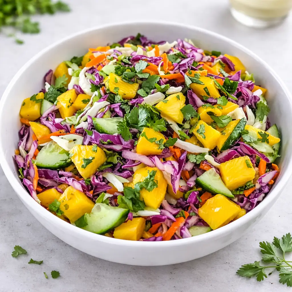 Best Tropical Cucumber Mango Slaw: Sweet, Zesty, and Refreshing