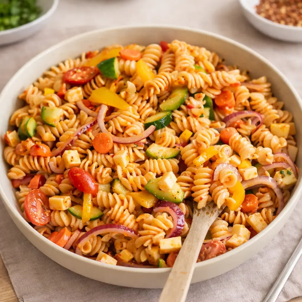 Zesty Salad Supreme Pasta Salad Recipe: Quick, Easy, and So Flavorful!