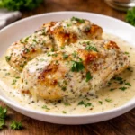 Creamy Baked Caesar Chicken