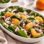 Sweet Spinach Salad with Mandarin Oranges