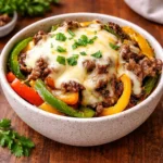 Easy Philly Cheesesteak Bowls