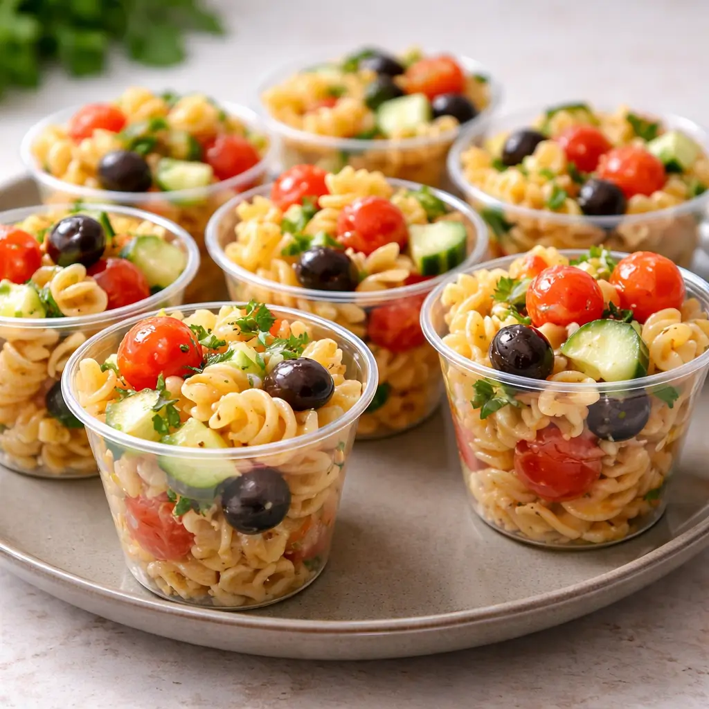 Pasta Salad Cups Recipe