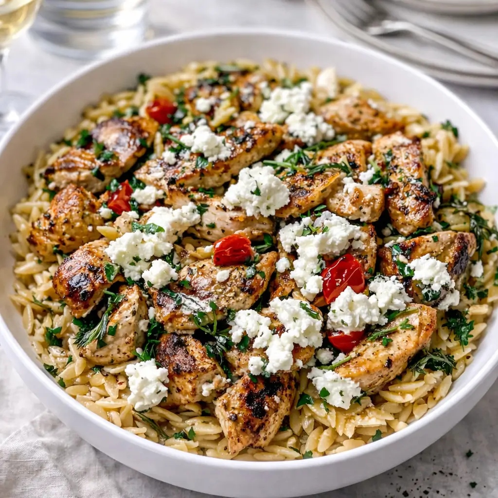 Amazing Lemon-Feta Chicken and Orzo Recipe for Busy Weeknights