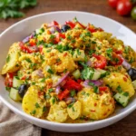 Authentic Turkish Potato Salad with sumac and herbs