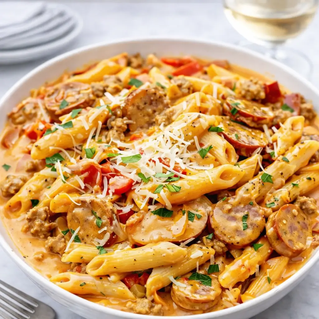 Cajun Sausage Pasta: Easy & Amazing One-Pan Dinner
