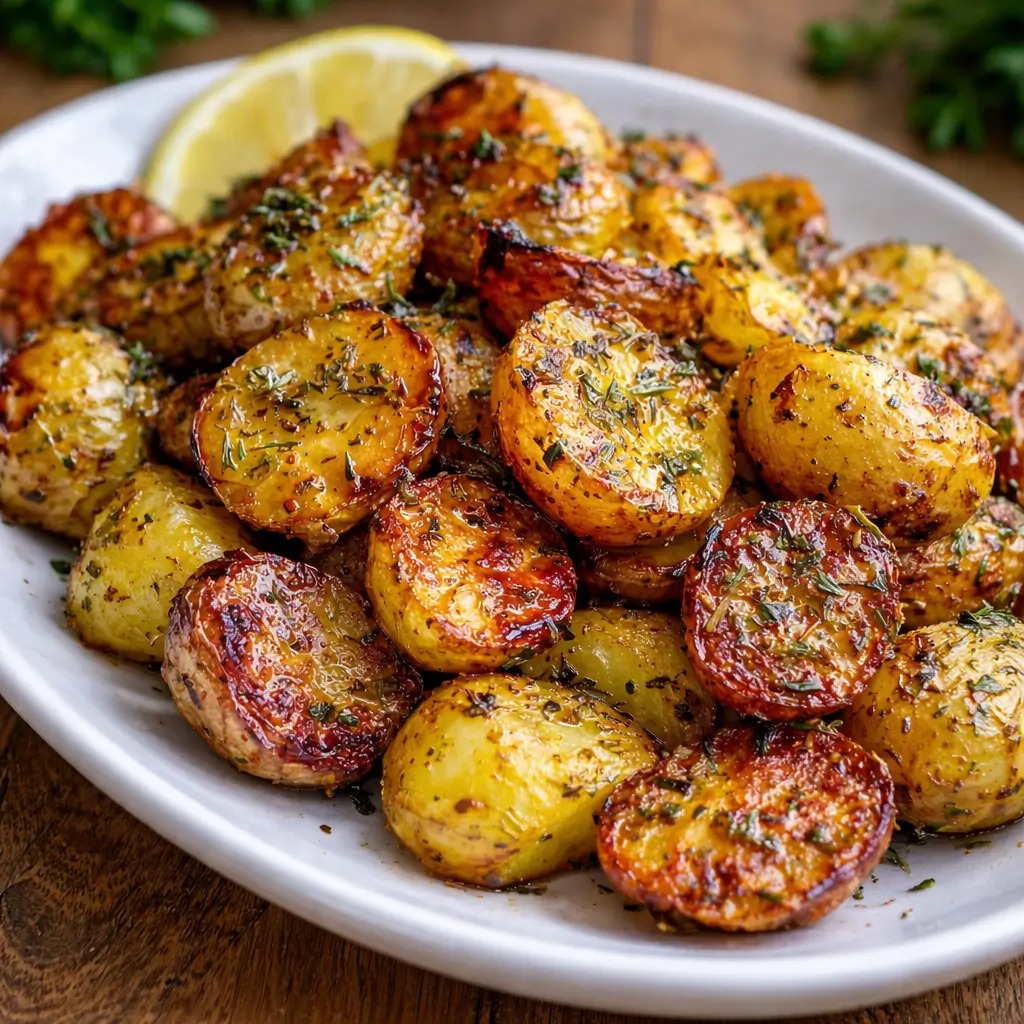 Easy Greek Lemon Potatoes