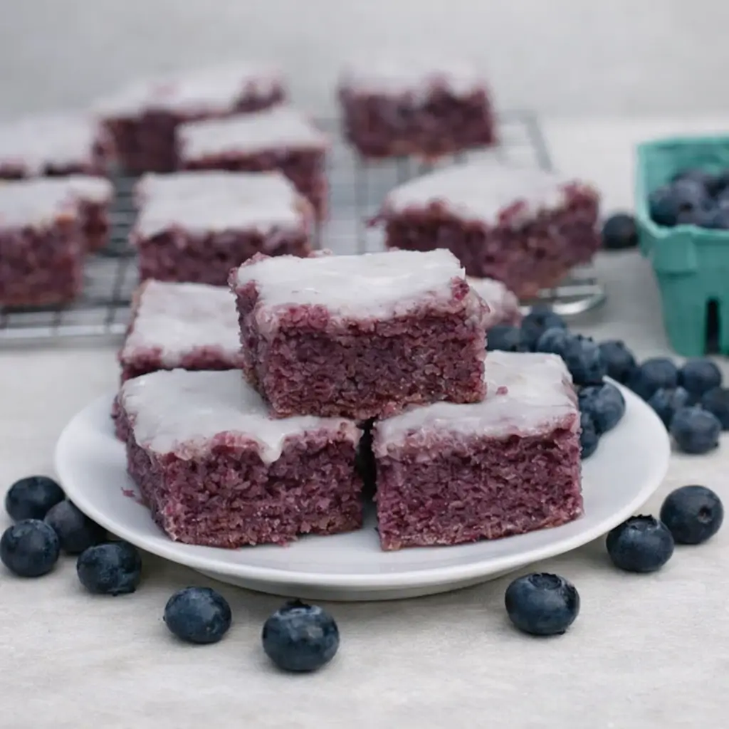 Glazed Blueberry Brownies: The Ultimate Fruity Twist on a Classic Treat