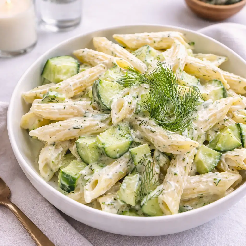 Healthy Cucumber Pasta Salad: The 20-Minute Creamy Summer