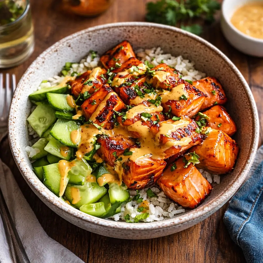 Honey Glazed Salmon Rice Bowls: A Quick and Healthy Weeknight Winner