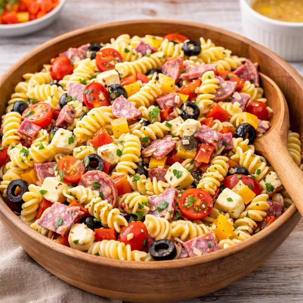 Italian Pasta Salad: A Quick and Zesty 20-Minute Recipe