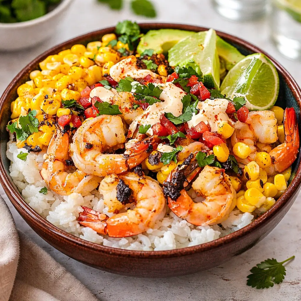 Mexican Street Corn Shrimp Bowls: Fast 30-Minute Dinner