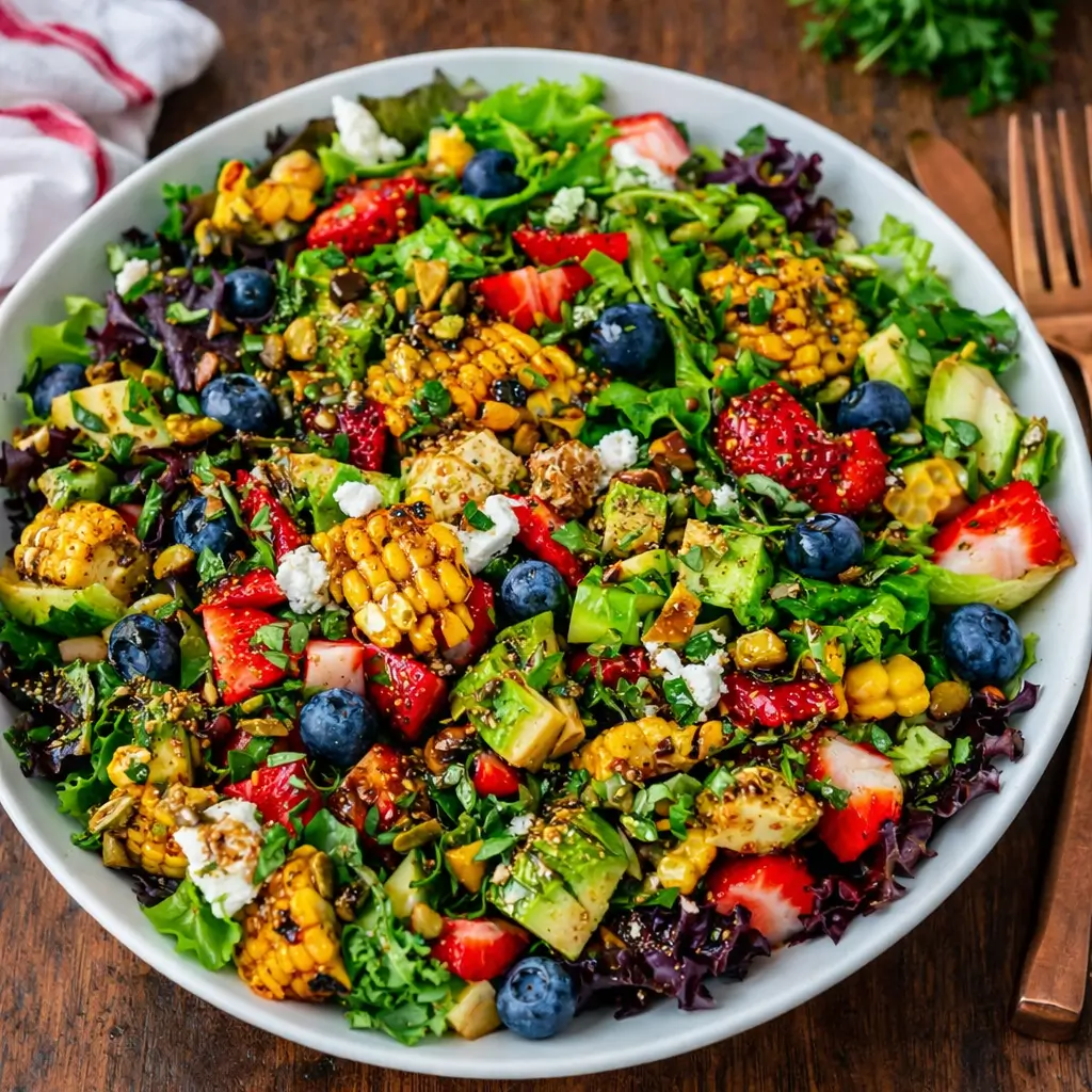 Strawberry Avocado Corn Salad: The Best 20-Minute Summer Side