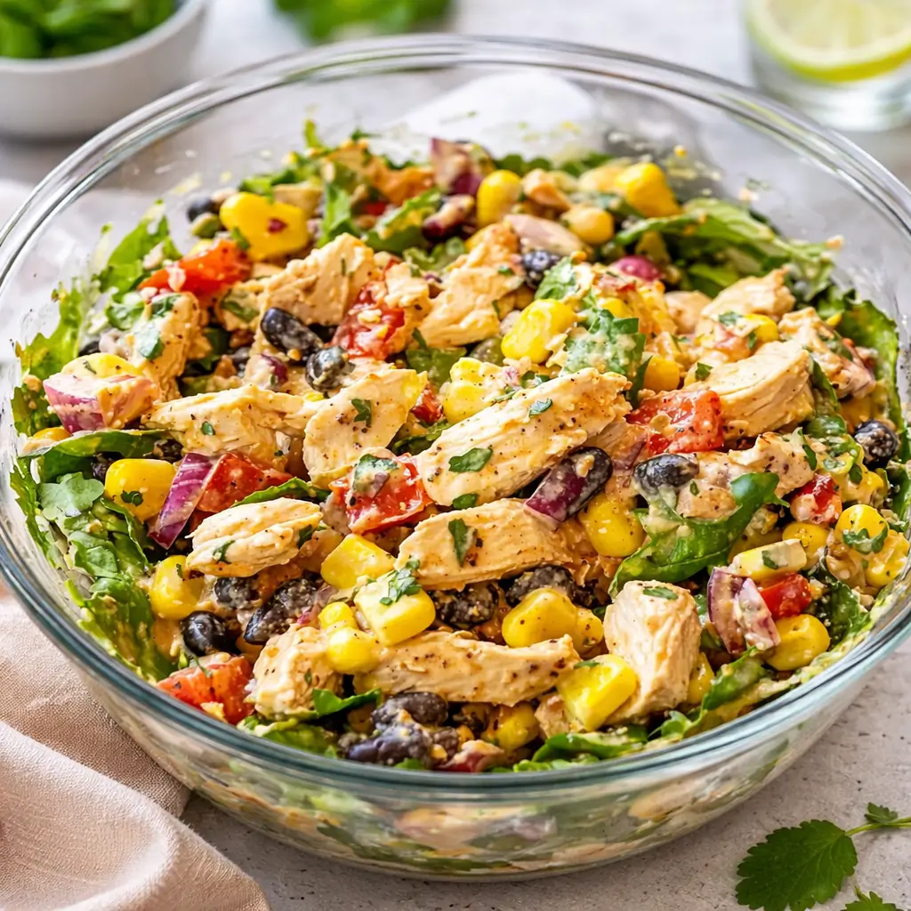 Zesty Southwest Chicken Salad: Easy 15-Minute Meal