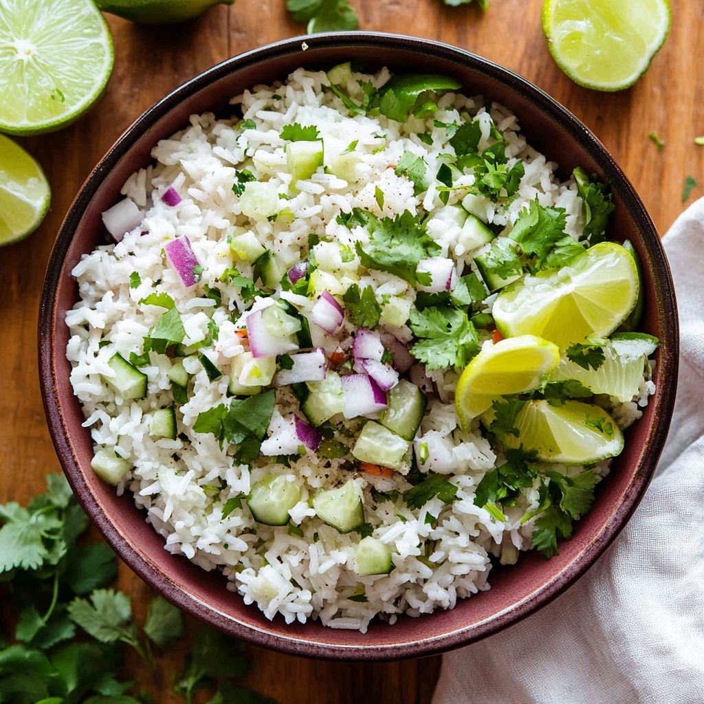 Lime Cilantro Rice Bowls