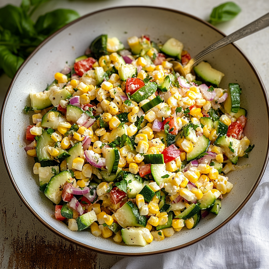 Zucchini Corn Salad