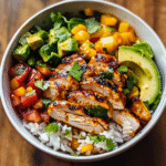 Honey Chipotle Chicken Rice Bowl