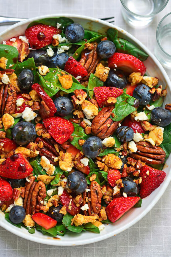 Strawberry Spinach Salad