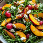 Easy Peach Arugula Salad: A Taste of Summer in Every Bite