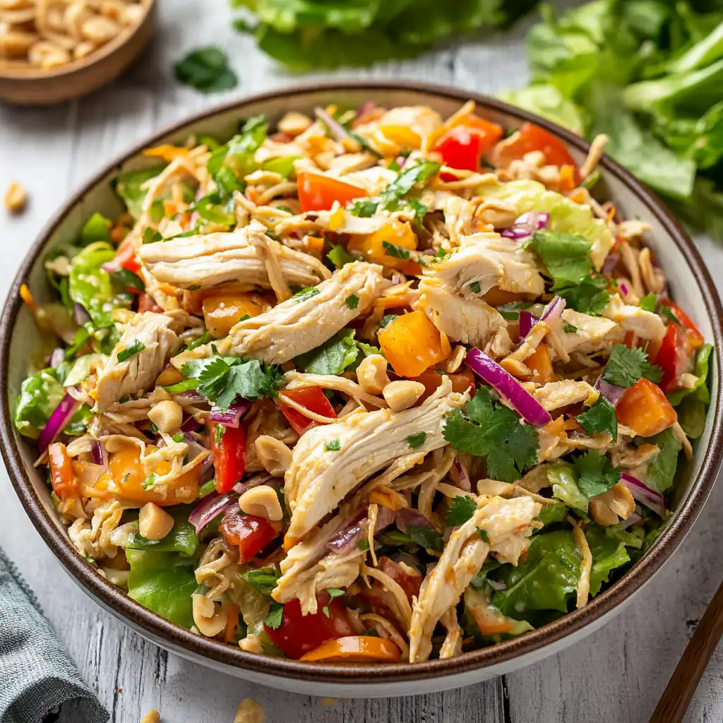 Easy Thai Chicken Salad: A Refreshing Thai-Inspired Recipe for Home Chefs
