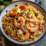 One-Pot Shrimp Orzo: A Quick Mediterranean Delight