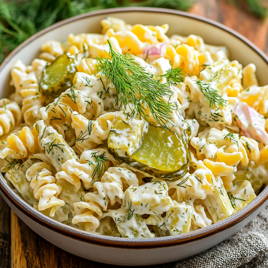 Delicious Dill Pickle Pasta Salad: A Make-Ahead Crowd-Pleaser