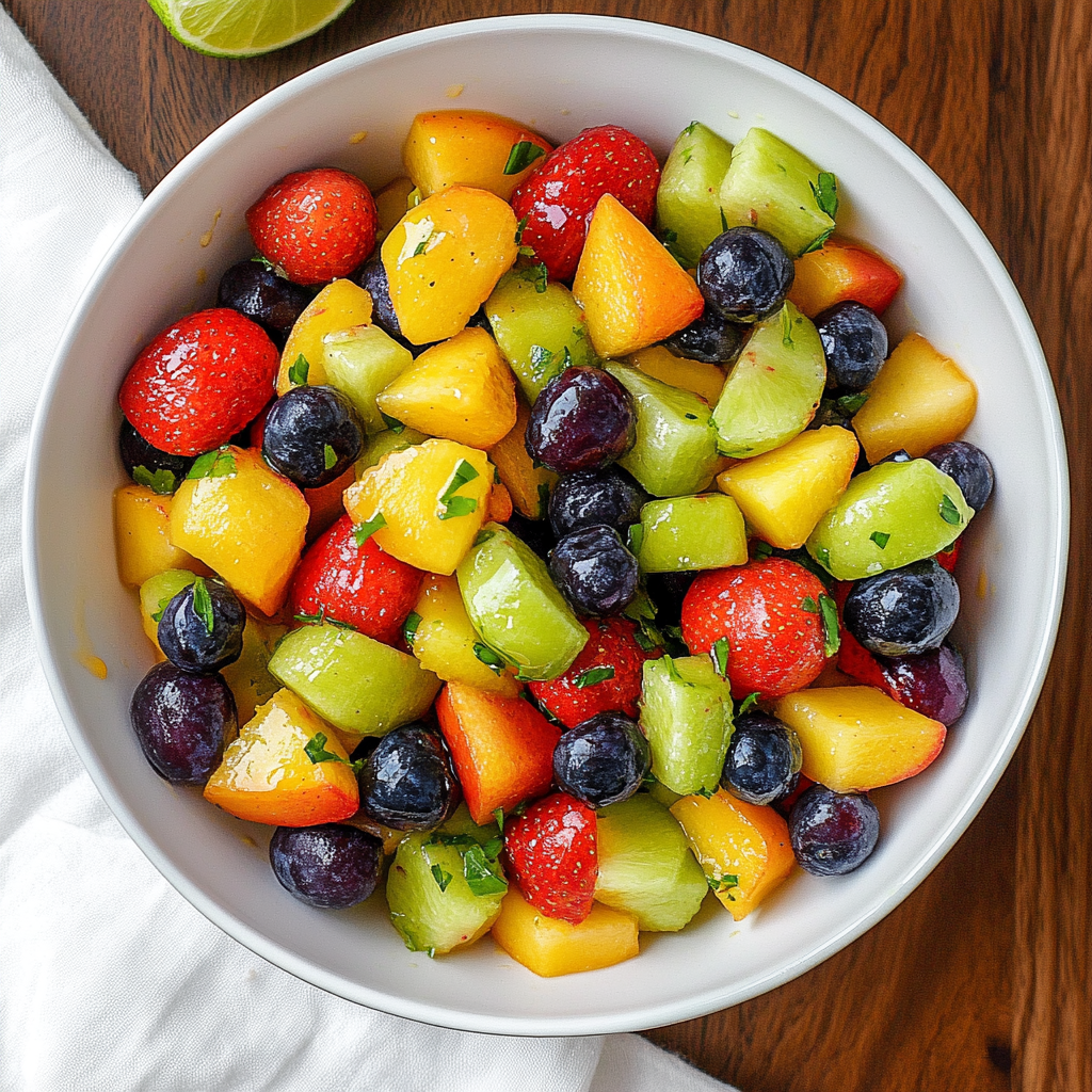Honey Lime Fruit Salad