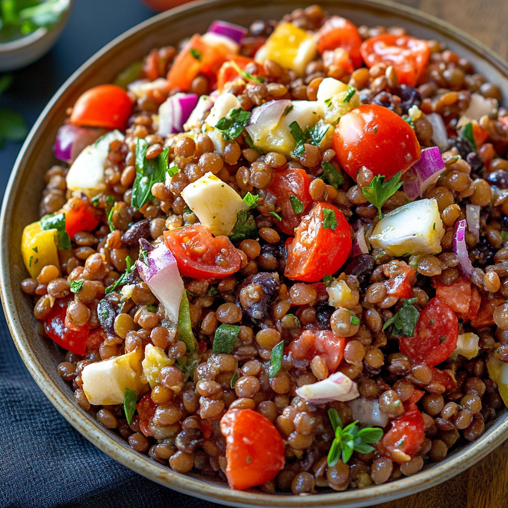 Mediterranean Lentil Salad
