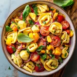 Hot Honey Tortellini Pasta Salad