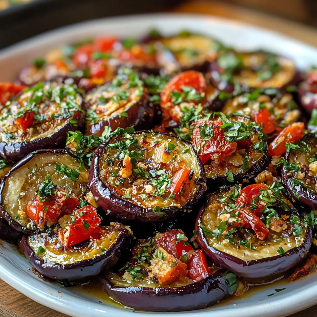 Mediterranean Roasted Eggplant