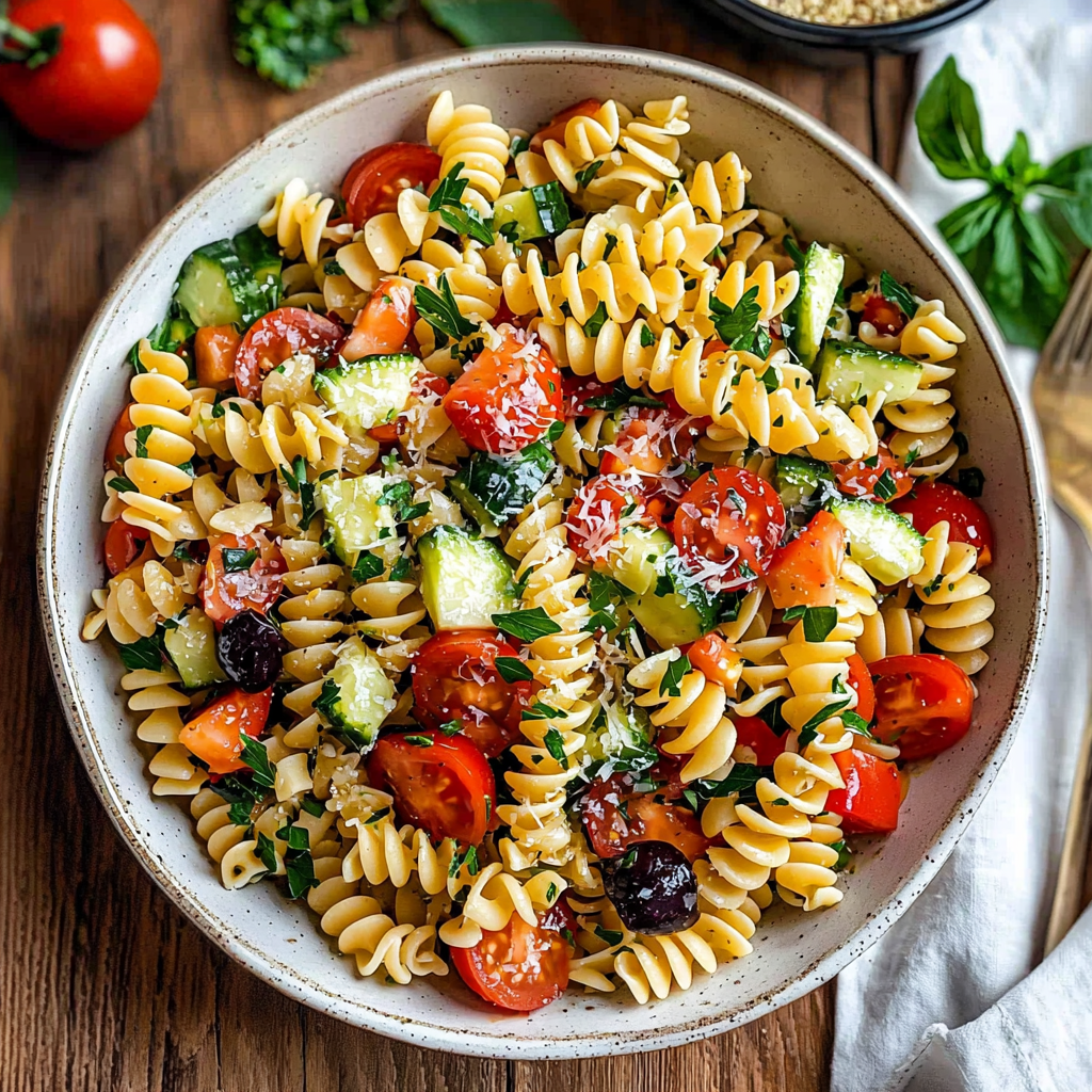 The Easiest Pasta Salad: A Crisp &amp; Creamy Summer Side in 20 Minutes