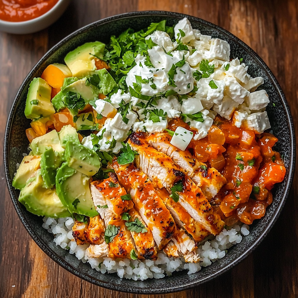 Buffalo Chicken Protein Bowl