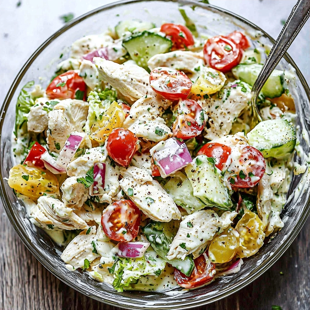 Creamy Greek Yogurt Chicken Salad