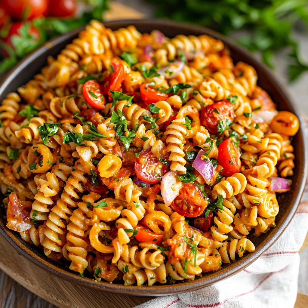 Romesco Pasta Salad