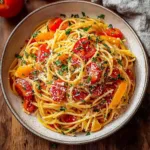 Delicious Homemade Bell Pepper Pasta