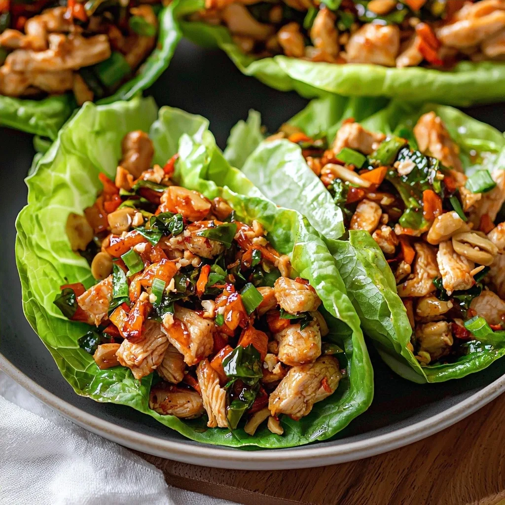 The Ultimate Thai Chicken Lettuce Wraps Recipe
