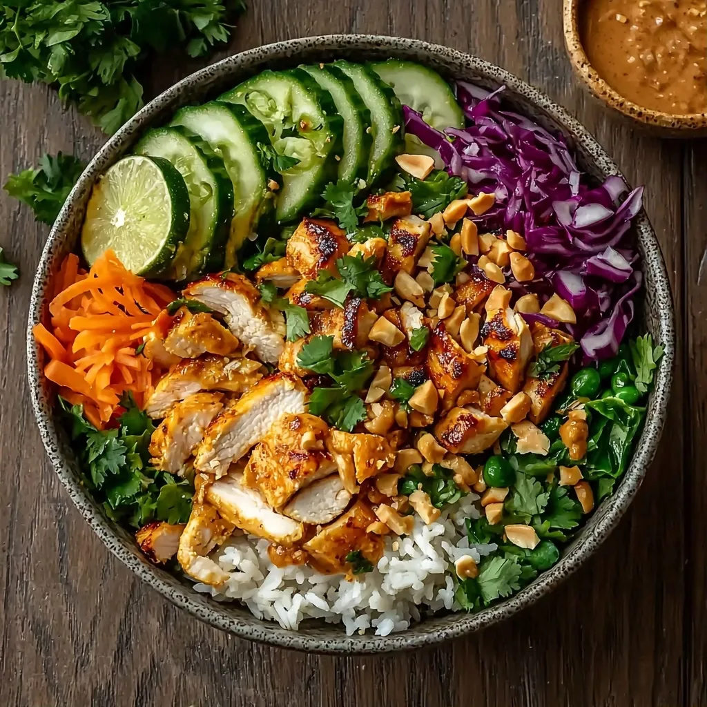 Thai Peanut Chicken Buddha Bowl: Your Ultimate Weeknight Meal