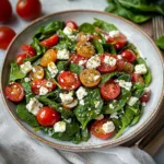 Spinach Tomato Salad with Feta Cheese: Your New Go-To Summer Dish!
