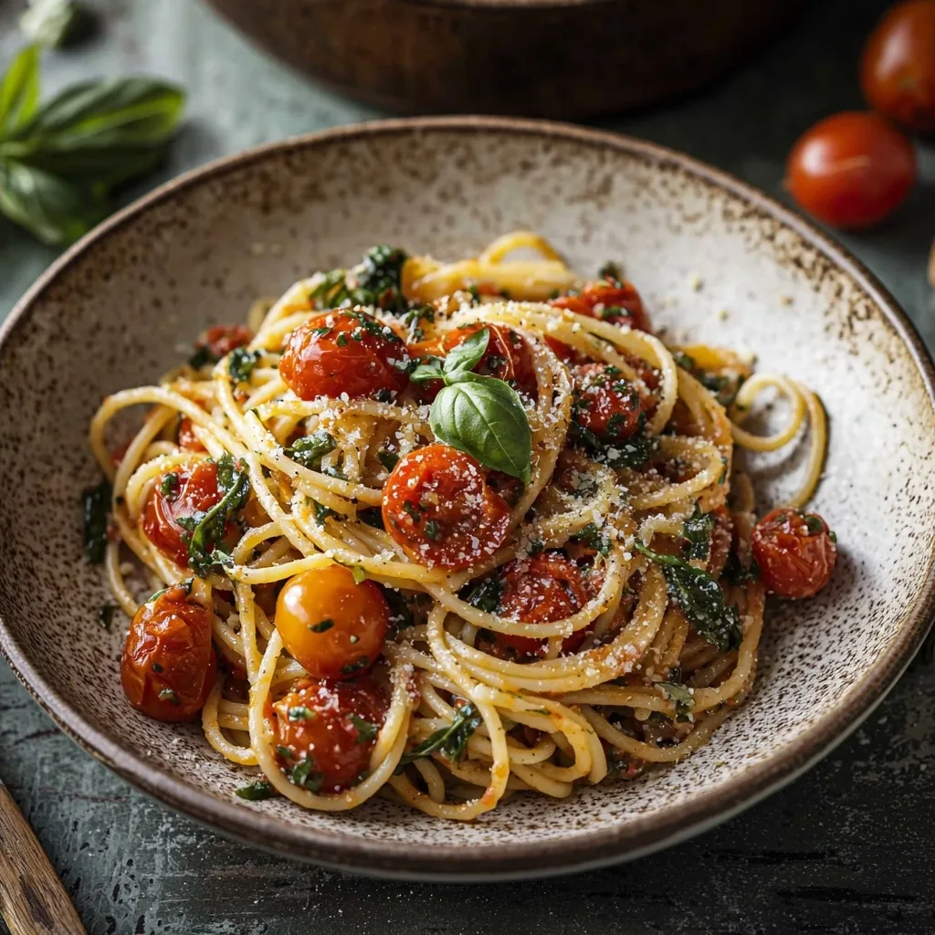 Cherry Tomato Bruschetta Pasta: A Taste of Summer in Every Bite