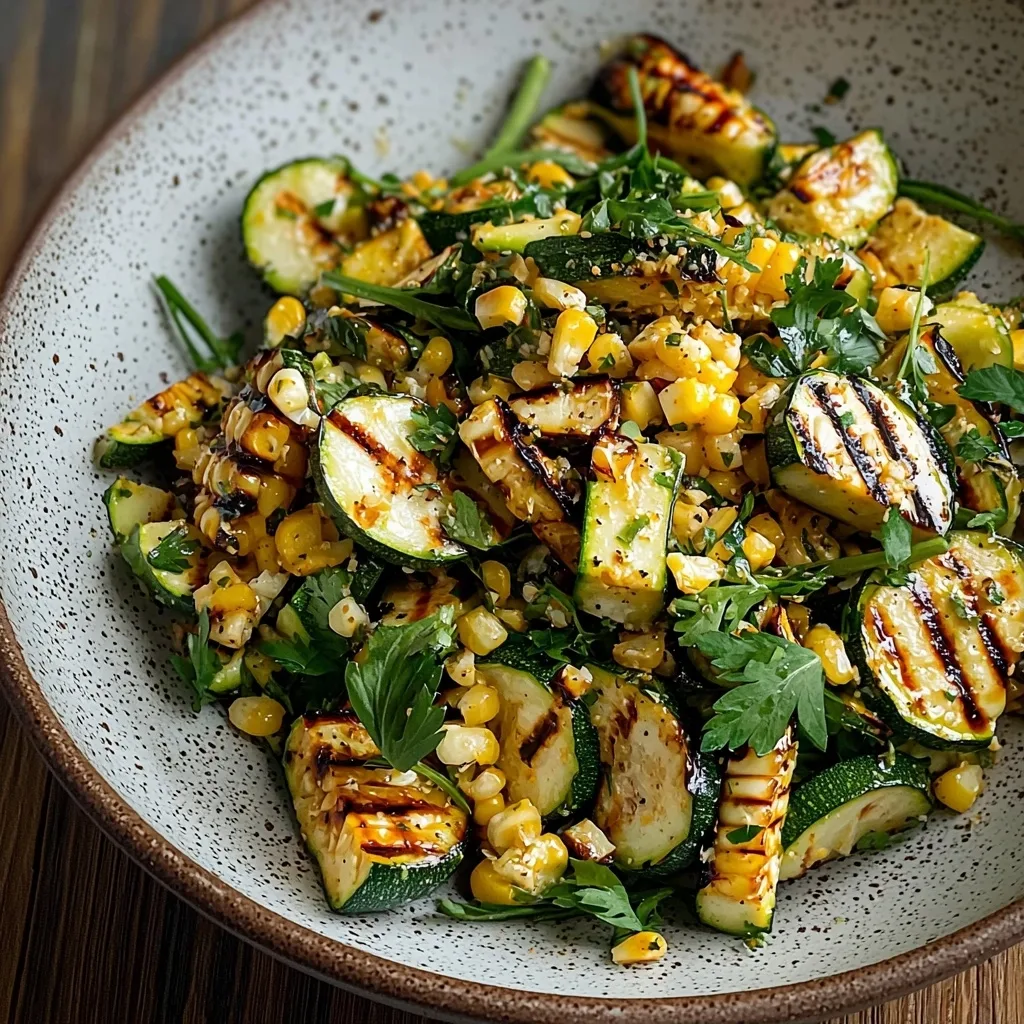 Corn and Grilled Zucchini Salad: Your New Summer Favorite