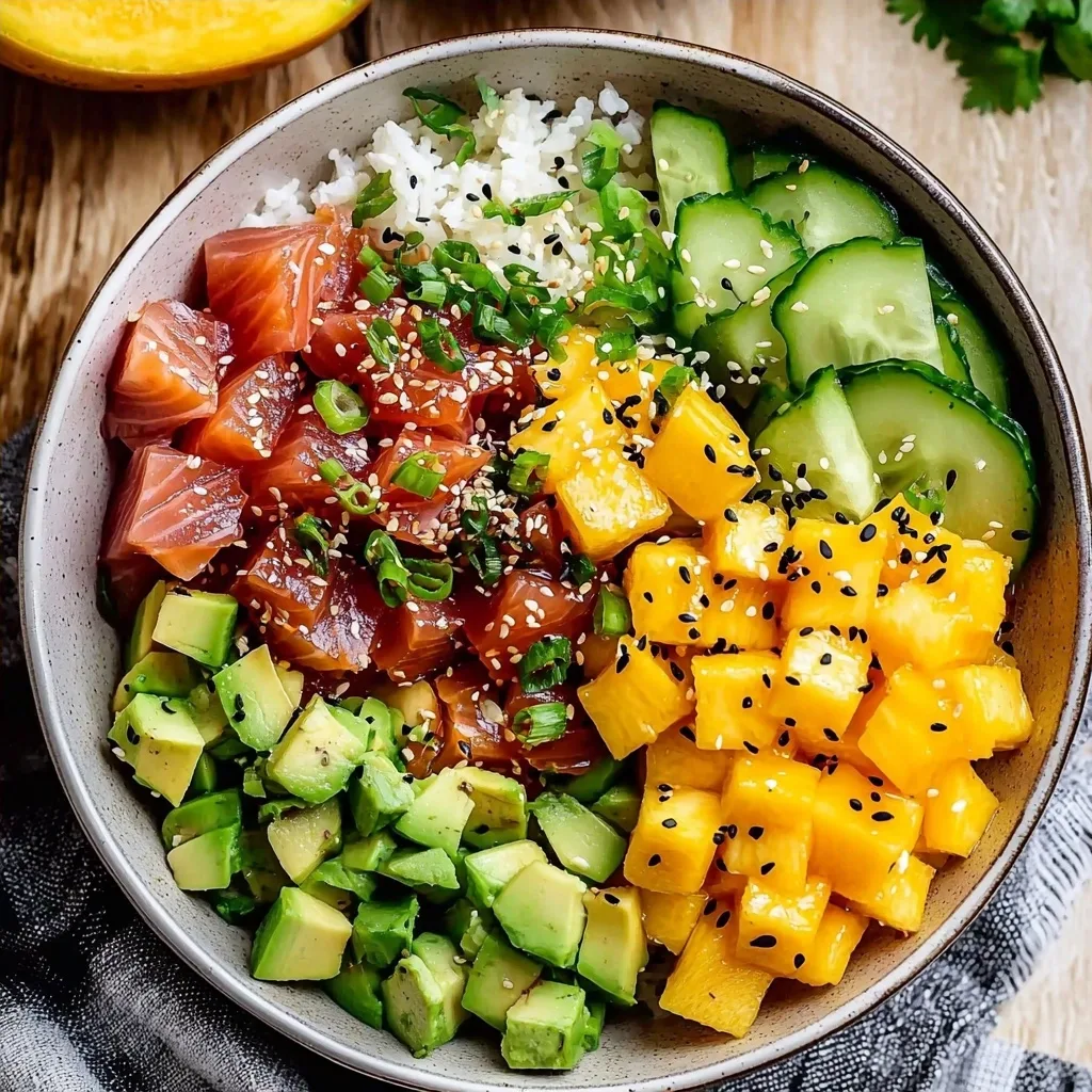 Ahi Poke Bowl with Mango