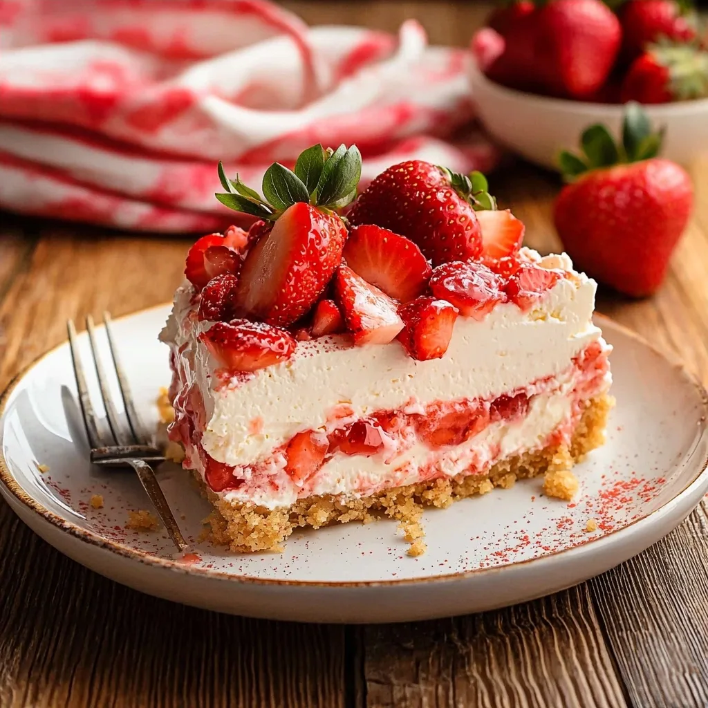 Strawberry Shortcake Cheesecake