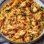 Creamy Sun-Dried Tomato Chicken Orzo