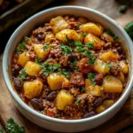 Easy Slow Cooker Cowboy Casserole